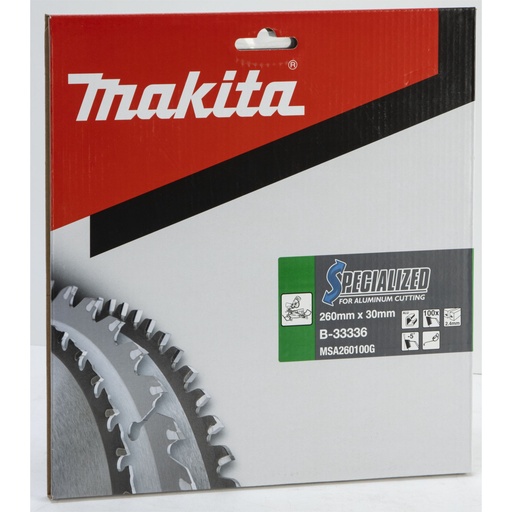 [146031] Makita SPECIALIZED Sägeblatt 260x30x100Z