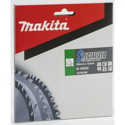 [146045] Makita SPECIALIZED Sägeblatt 85x15x20Z