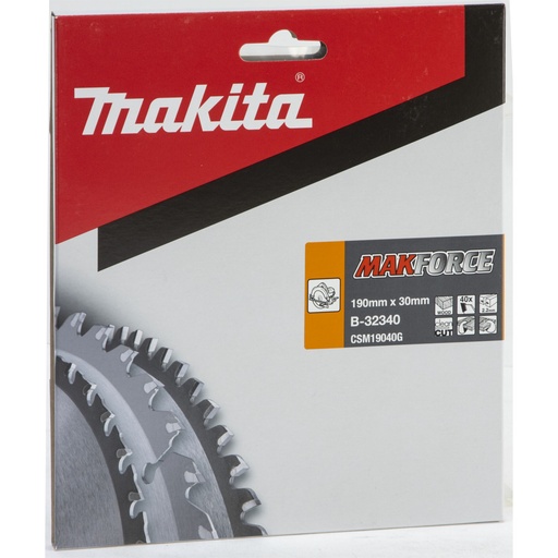 [146073] Makita MAKFORCE Sägeblatt 190x30x40Z