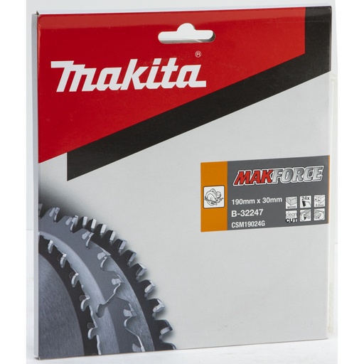 [146080] Makita MAKFORCE Sägeblatt 190x30x24Z