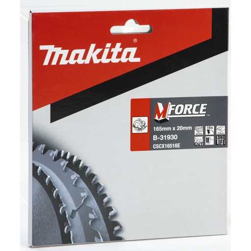 [146115] Makita M-FORCE Sägeb. 165x20x16