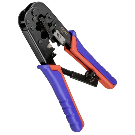 [437607] KNIPEX Crimping Pliers for Western plugs 190 mm
