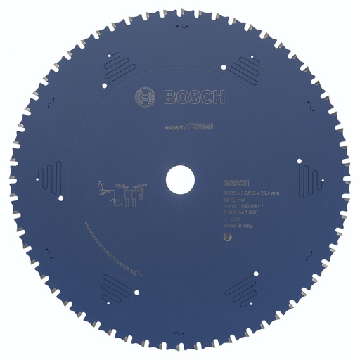 [598614] Bosch Circ. Saw Blade EX SL B 305x25,4-60