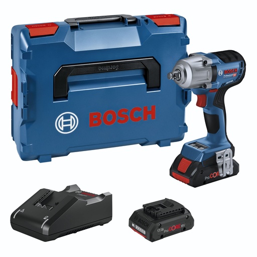 [844531] Bosch GDS 18V-450 HC (2xPC4,0Ah, L-BOXX)