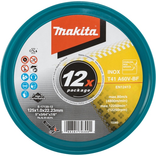 [144022] Makita Trennscheibe INOX 125x1,0mm