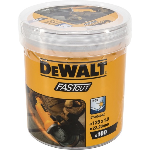 [207932] DeWalt DT20540-QZ Trennscheiben Edelstahl 125mm