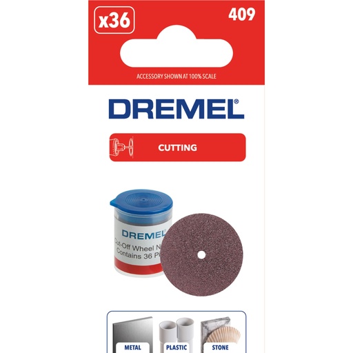 [215779] Dremel 409 Cut-Off Wheel 24 mm 36-pack