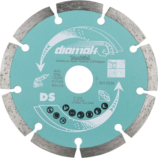 [724467] Makita D-61139        DIAMAK Diamond Wheel 125x22,23