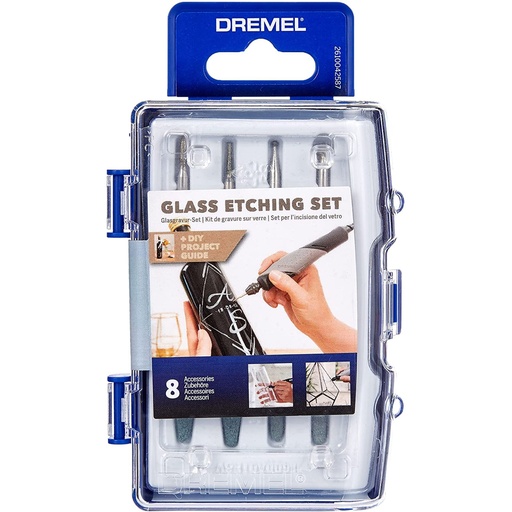 [215842] Dremel Glas engraving set