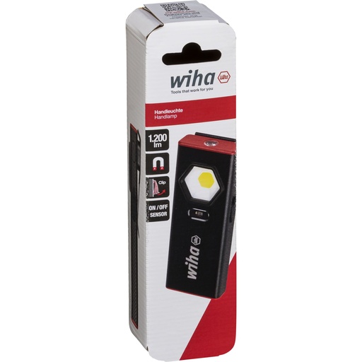 [897829] Wiha Handleuchte 1.200 lm mit On -/Off-Sensor