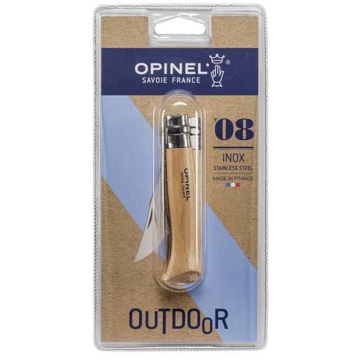 [536811] Opinel pocket knife No. 08 stainless steel