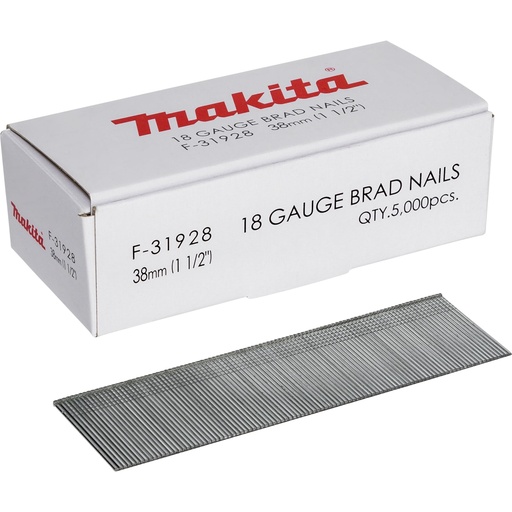 [688389] Makita Gauge Brad Nails 1,2x38mm F-31928  5000 pcs.