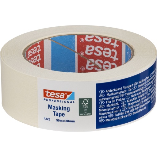 [856151] Tesa Masking Tape 50m x 38mm General Purpose white 04325