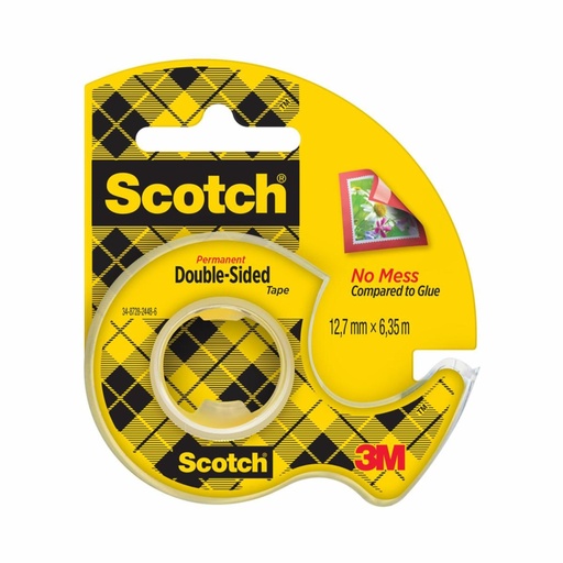 [148145] Scotch Doppels. Klebeband + Abroller 12mm x 6,3 136D-MDEU
