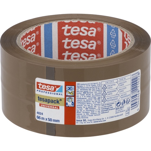 [856200] Tesa Packaging Tape 66m x 50mm universal brown 04024