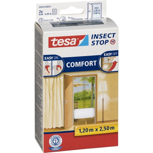 [894308] Tesa Insect Stop for doors 2 pcs. 0,65x2,20m white 55389