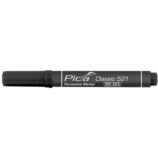 [799115] Pica Permanentmarker 2-6mm, Wedge Tip, black