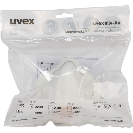 [871593] uvex silv-Air class.2200 FFP2 3x