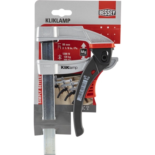 [673185] BESSEY KliClamp KLI 120/80