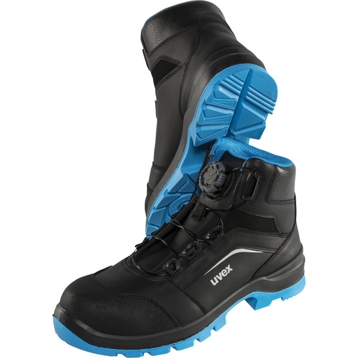 [871747] uvex Stiefel 95692 BOA schw/bl S S3 PUR W11 44