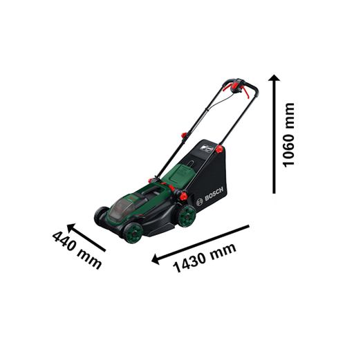 [219454] Bosch  Rotak 18V2-38 Set Akku-Rasenmäher