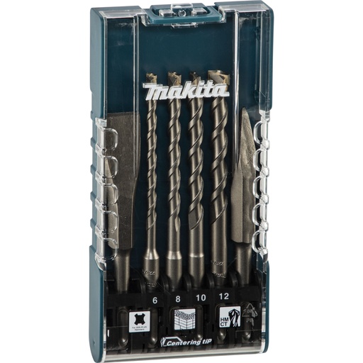 [214904] Makita E-15746 SDS-Plus Bohrer- /Meißel Set 6-tlg.