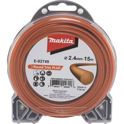 [144540] Makita Mähfaden rund 2,4mmx15m