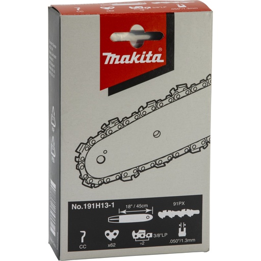 [147060] Makita Sägekette 45cm 1,3mm 3/8 HM