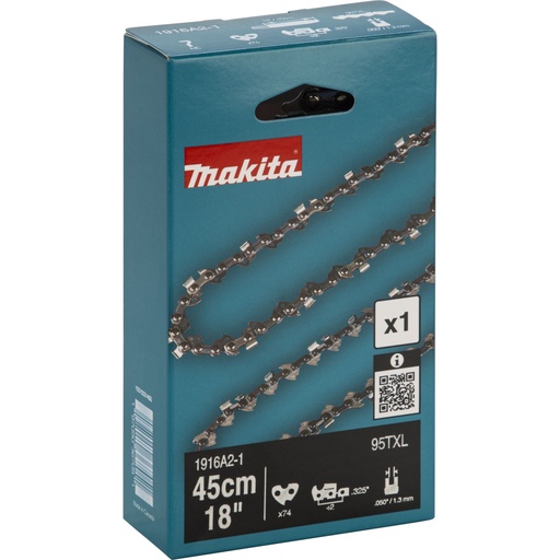 [191895] Makita  1916A2-1 Sägekette 45cm 95TXL