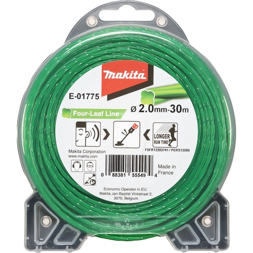 [806206] Makita E-01775   Mowing String Four Leaf 2,0mmx30m