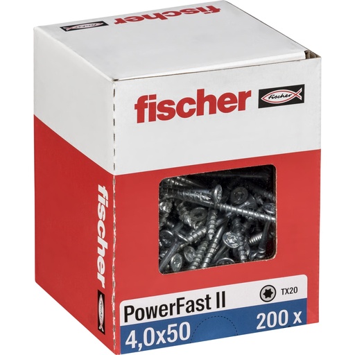 [835893] Fischer PowerFast II 4,0x50 SK TX TG blvz 200
