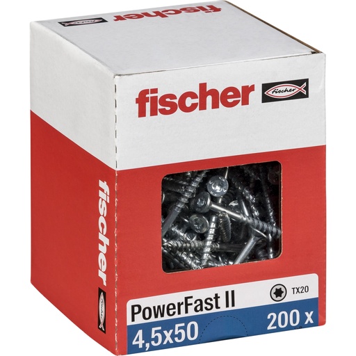 [835956] Fischer PowerFast II 4,5x50 SK TX TG blvz 200