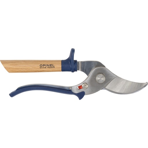 [618767] Opinel Hand Pruner Slate Beech Wood / Blue