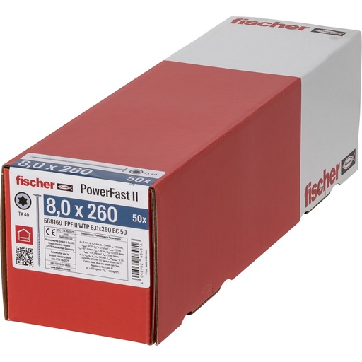 [881421] Fischer PowerFast II 8,0x260 TK TX TG blvz 50