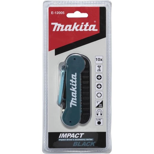 [144316] Makita Impact Black Bit-Set 10-tlg.