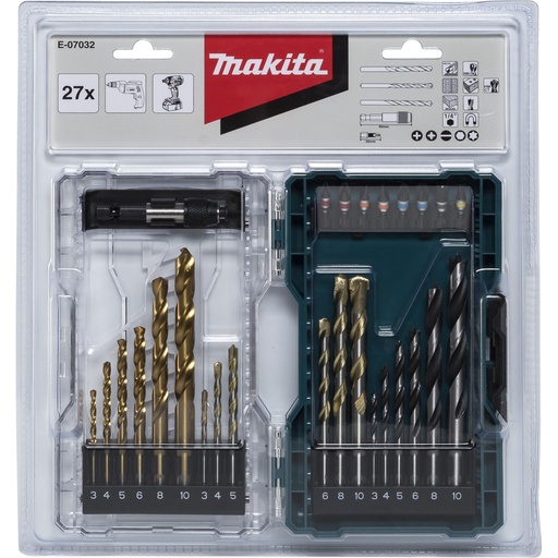 [144365] Makita Bohrer Bit-Set 27-tlg.