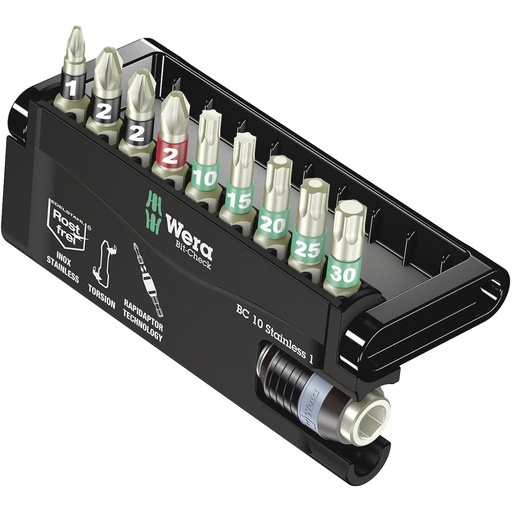 [541109] WERA Bit-Check 10 Stainless 1 Bit-Check