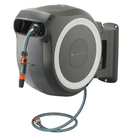 [584565] Gardena Wall-mounted Hose Box RollUp XL (white) 35 m