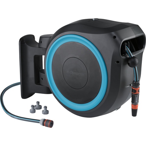 [585874] Gardena Wall-mounted Hose Box RollUp L (turquoise) 30 m