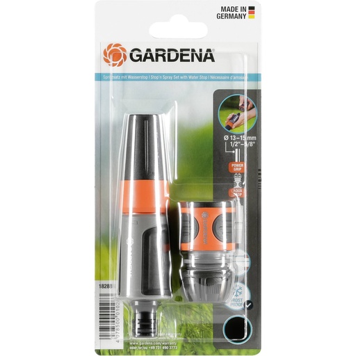 [440057] Gardena Stop 'n' Spray Set 13mm 1/2  1x 18213 + 18300