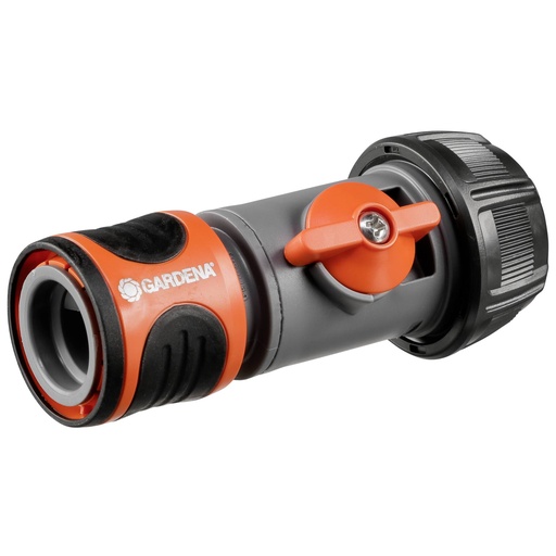 [439896] Gardena Hose Connector with Control Valve 19 mm (3/4 )