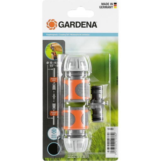 [440071] Gardena Coupling Set 13mm 1/2 2x 18215 + 931