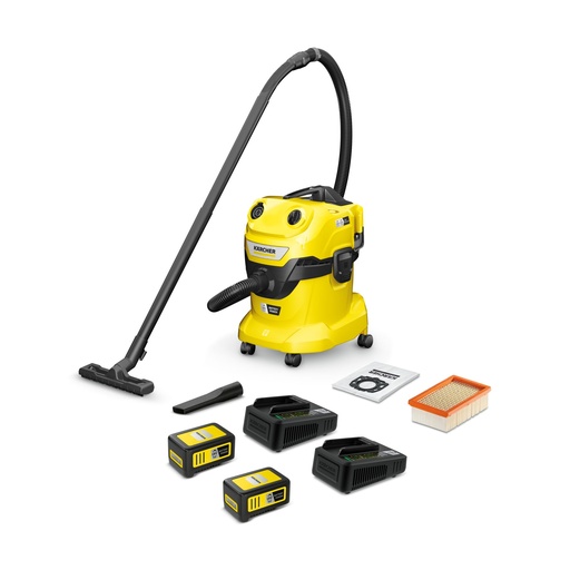 [113173] Kärcher WD 4-18 Dual Battery Set