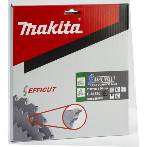 [145688] Makita EFFICUT Sägeb.260x30x45Z