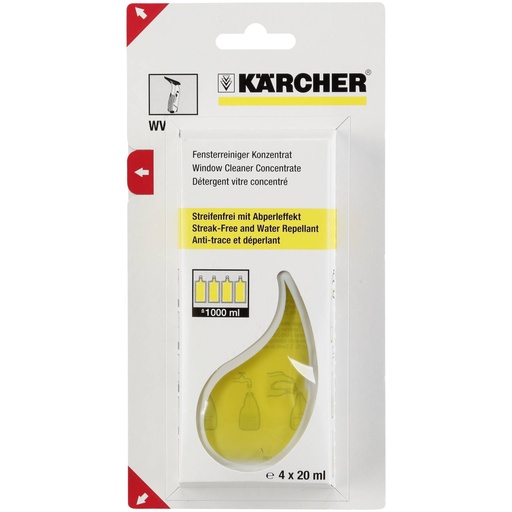 [806792] Kärcher Glass Cleaner Concentrate 4 x 20 ml