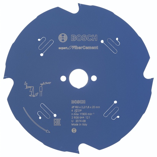 [598684] Bosch Circ. Saw Blade EX FC H 160x20-4
