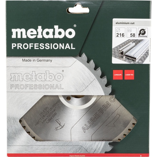 [839295] Metabo AluminiumCutProf 216x30 5 8FZ/TZ 5neg