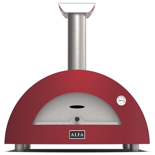 [818491] Alfa Forni Moderno 2 Pizze Wood red
