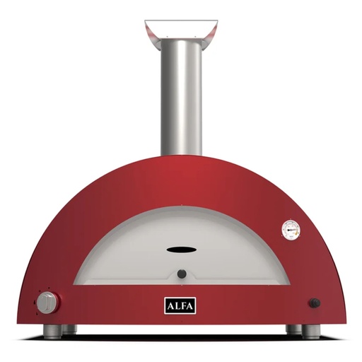 [152877] Alfa Forni Moderno 3 Pizze Hybrid antique red