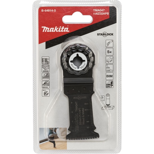 [145660] Makita Tauchsägebl. 32mm TMA047 5Stk.